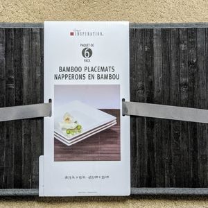 Bamboo placemats (6)
